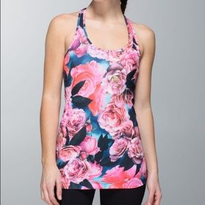 Lululemon Cool Racerback Secret Garden